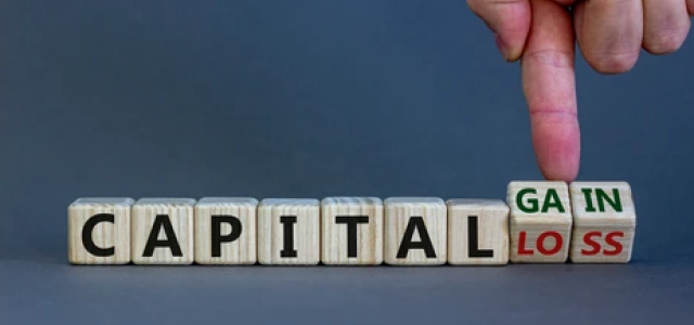 capital gains and loss sign